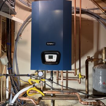 Dunkirk high-efficiency boiler install